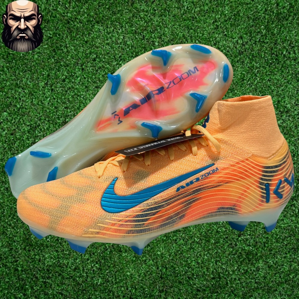 Nike Mercurial Superfly 10 Elite FG x Kylian Mbappe FQ8692-801 Men's Size 10.5